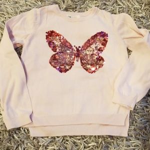 Girla H&M light pink sweater size 4-6